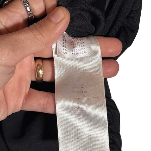 Louis Vuitton Black Ruched Jersey Wide Leg Sleeveless Jumpsuit - Picture 10 of 11